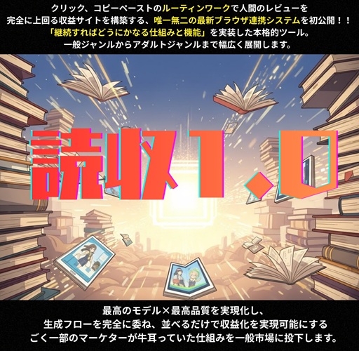 【読収 レビュー】羽田義和氏の「執念」を見た。他のAIツールが裸足で逃げ出す新ロジック。【最強特典付き】