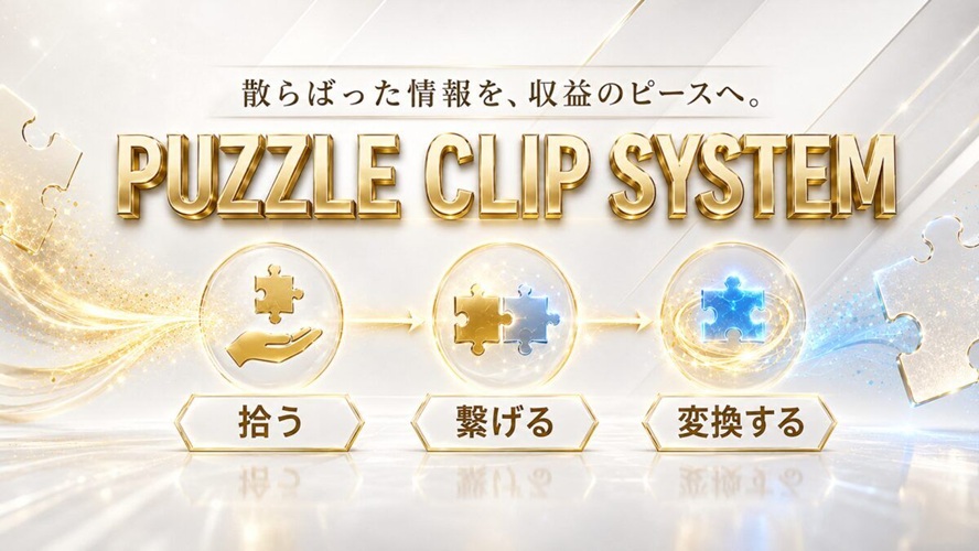 【辛口検証】PUZZLE CLIP SYSTEM（後藤智和）は向いている人・向いていない人が分かれる【特典付レビュー】