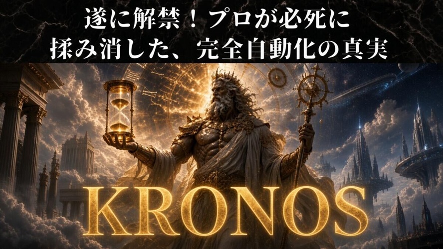 【辛口検証】KRONOS（玉井明彦）は向いている人・向いていない人が分かれる【特典付レビュー】